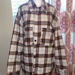 Womens plaid shacket